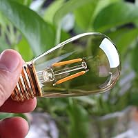 Century Light S14 Edison Vintage-1W LED-Glühlampe,Mittel Schraube E27 2200K – Ansicht 7