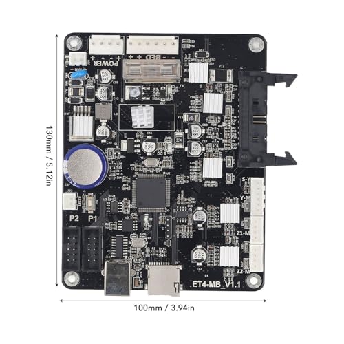 8-35V 32 Bit Hochgeschwindigkeitsarm-Chip 3D-Drucker-Steuerplatine 2-Logik-Logikplatine für Anet ET4, 3D-Drucker-Motherboard, Unterstützt den Offline-Druck, Online-Druck
