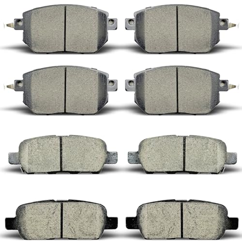 ALADICHE Front & Rear Ceramic Brake Pads Set Compatible with Infiniti FX35 FX45,Nissan Altima Maxima Murano,D969 D905