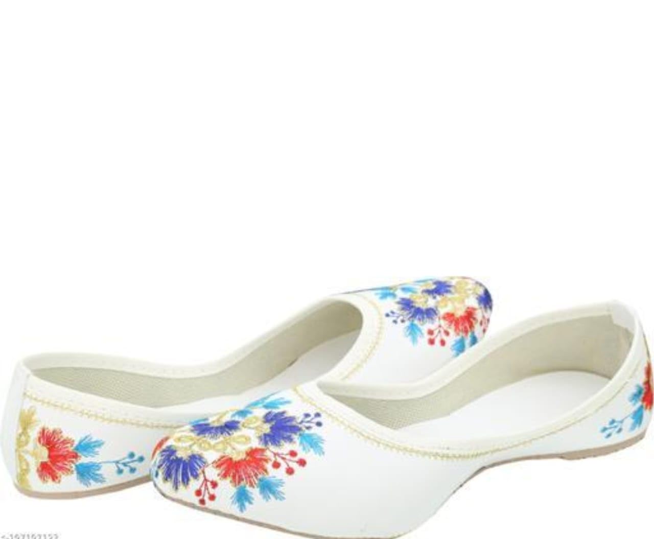 SHOPBIZ Comfortable Women's Daily Party Office Wear Rajasthani Mojari-Jutti Shoe Belly-image-39