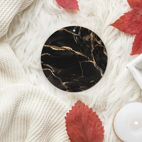 Black Gold Marble hojas aromatizantes para auto miniatura 6