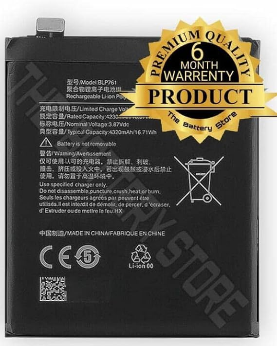 Image of THE BATTERY STORE Original BLP761 Battery for OnePlus 8-4320mAh Battery with 6 Month Warranty**** (PP295)