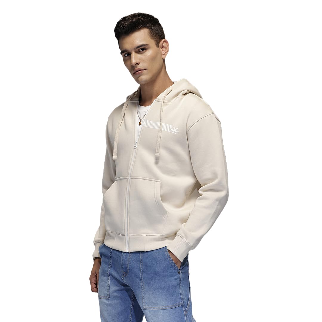 WROGN Men's Cotton Blend Sweatshirt | Printed | Comfort Fit in multi