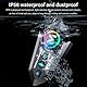 2 x Bluetooth Motoradhelm Headset Motorrad Helm Bluetooth 5.4 Headset Dual-Chip für Audio-Multitasking Helm Gegensprechanlage Kopfhörer Kommunikationssystem für 2 Fahrer mit 500m Kompatibel Alle Helme