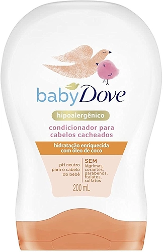 Baby Dove Condicionador Hidratação Enriquecida Cabelos Cacheados 200Ml