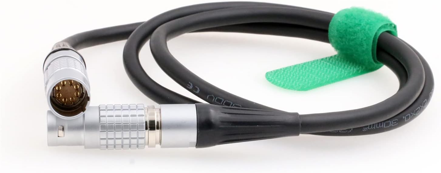 24V Power Cable Extension for ARRI Alexa 35, Alexa Mini LF, Alexa Mini, Amira Camera 8 Pin Female to 8 Pin Male 2M