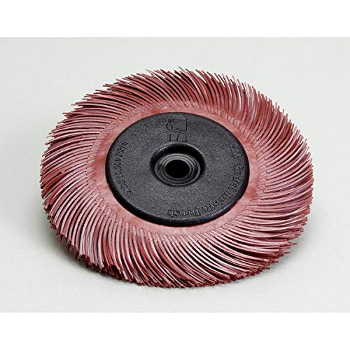 🔥 Flash Sale Scotch-Brite(TM) Radial Bristle Brush Replacement Disc T-C 220 Refill, Aluminum Oxide, 6000 rpm, 7-79/128 Diameter x 1 Width, Red (Pack of 70)