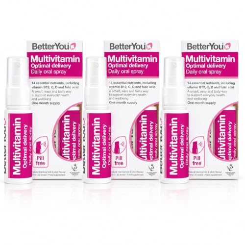 BetterYou | MultiVit Multivitamin Daily Oral Spray | 3 x Pack Bundle (3)
