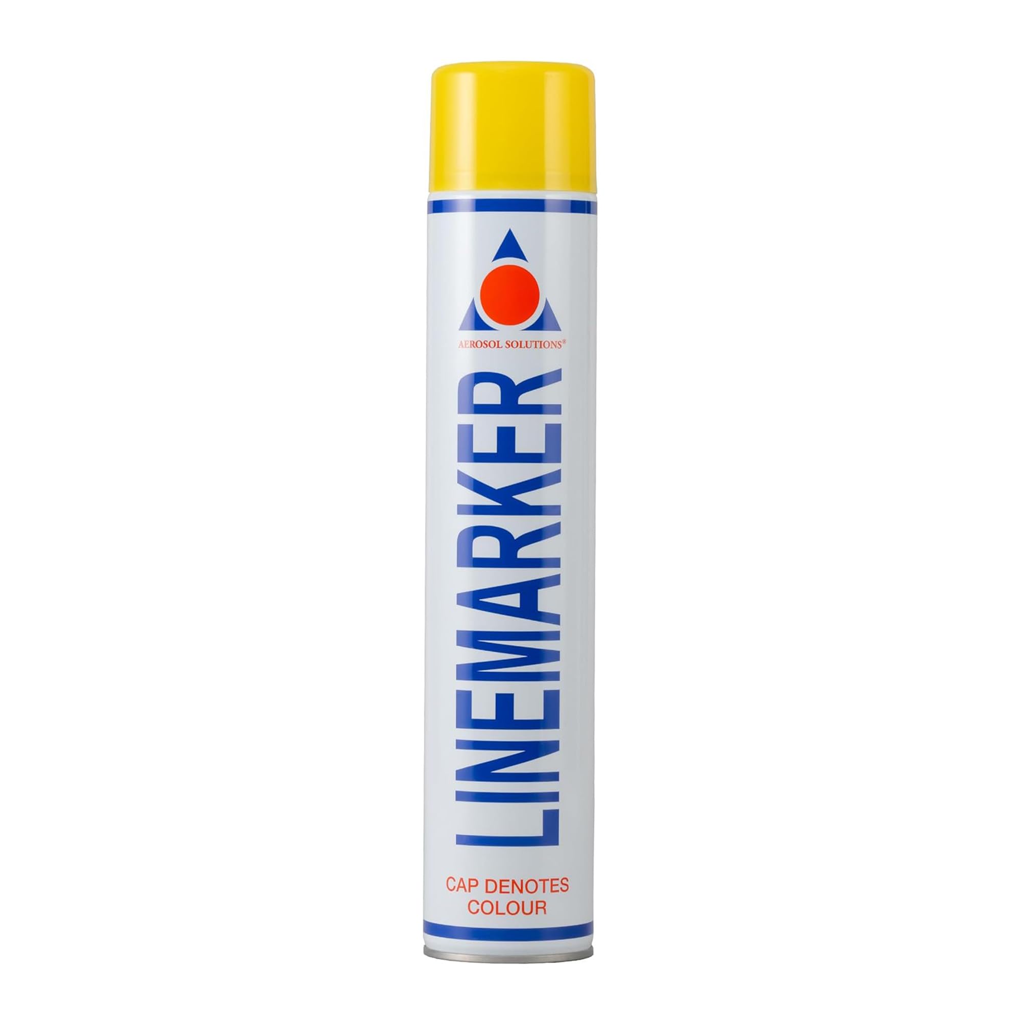 Aerosol Solutions Line Marker, Grass and Road Spray Paint, Yellow, 750 ml (Pack of 1)
