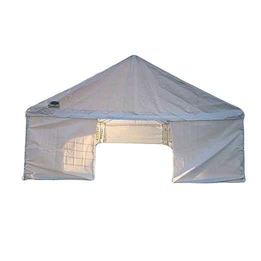 Shade Tree 20 X 30 Heavy Duty Event Party Wedding Tent Canopy Carport W Sidewalls Amazon In Furniture