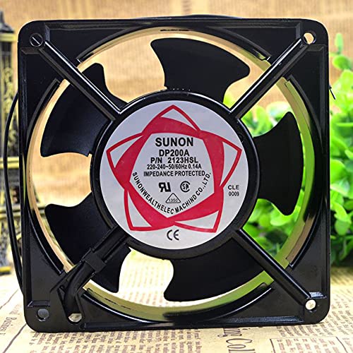 DP200A 2123HSL 120x120x38mm 220V-240V 0.14A 50/60HZ metal cabinet AC FAN