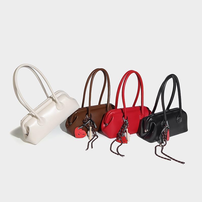 Baseball Heart Charm Crossbody Bag for Women Adjustable Strap Shoulder Purse Casual Vintage Handbag Daily