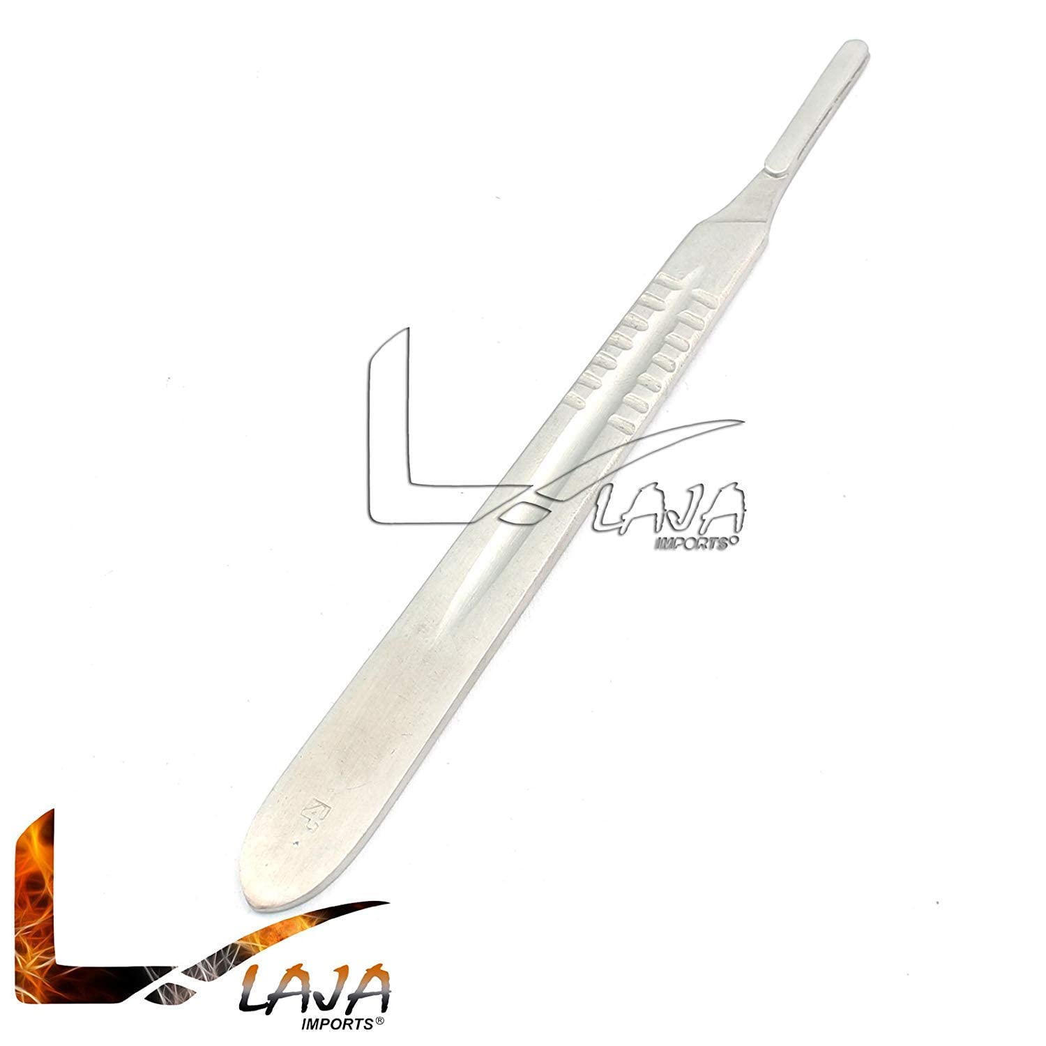 LAJA IMPORTS Stainless Steel Scalpel Handle # 4 for #20#21#22#23#24 Blades