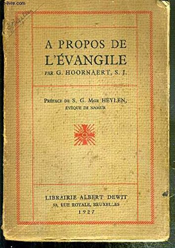 A PROPOS DE L\'EVANGILE