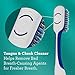 GuruNanda Gentle Giant Toothbrush with Dual Action Flossing Spiral Bristles, Non-Slip Ergo Dexa Grip, Helps in Teeth Whitening, BPA Free, (4 Count)