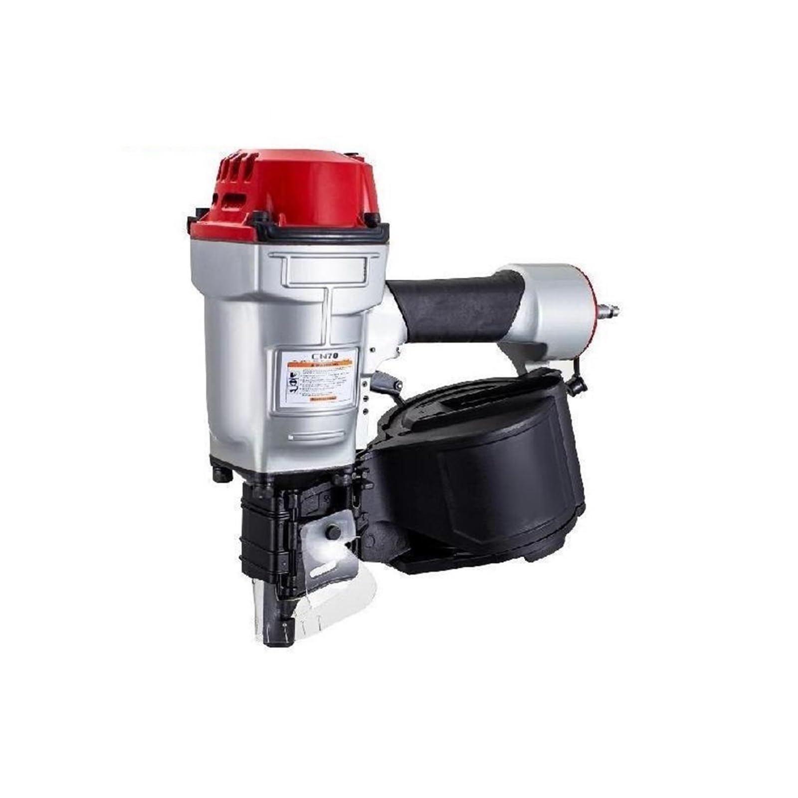 Clavadora neumática de bobinas for palets CN55 CN70 CN80 for revestimientos madera, muebles y Pistola clavos rodillo Para uso de bricolaje(CN70)