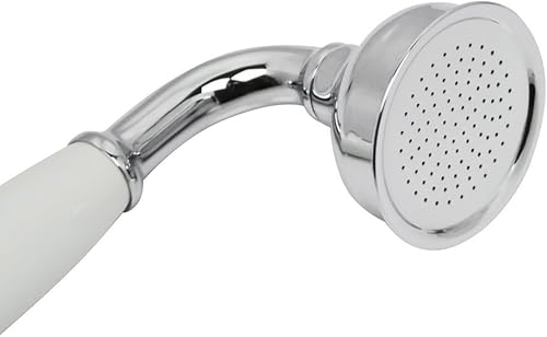 Miniatura 2 de HOMEDEC Cabezal de ducha de mano vintage con manguera flexible de 59 pulgadas, cabezal de ducha de lluvia antiguo de alta presión, combo de repuesto