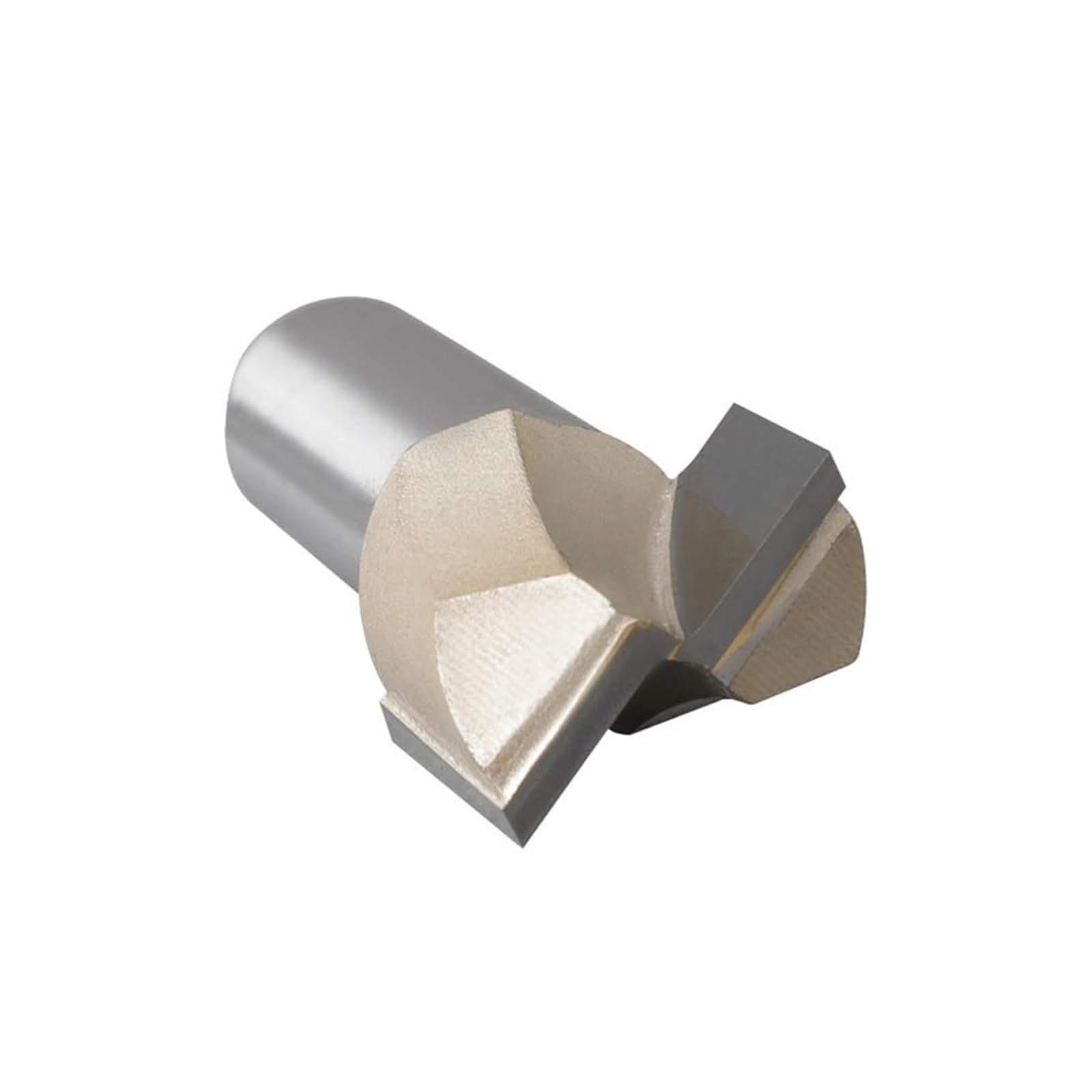 Fresa recta de limpieza inferior for madera dura MDF y contrachapado, broca de carburo de tungsteno con vástago de 1/4 1/2 pulg., 1 pieza(6.35mm x 25.4mm)