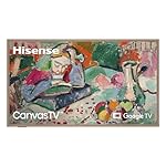 Hisense 55-Inch Class QLED 4K S7N CanvasTV Series Dolby Vision HDR Google Smart TV (55S7N, 2024 Model) - Art Mode, Anti-Glare Panel, Hi-Matte Display, Frame & UltraSlim Wall Mount Included, 144Hz