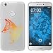 Produktbild PhoneNatic Case kompatibel mit Huawei P8 Lite 2017 Silikon-Hülle Floral Fuchs M1-2