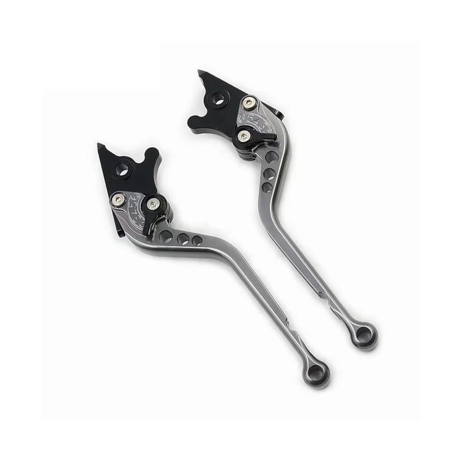 HEYHELLNIN for Yamaha for YBR125 YBR 125 2005-2014 2006 2007 2008 2009 Adjustable Motorcycle Brake Clutch Levers Motorbike Brake Levers(I)