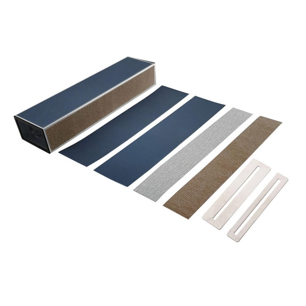 Sarini 11PCS Guitar Luthier Tool Fingerboard Protectors Set Fret Levelling Grinding Kit Include Guitar Fret Crowning File Fret Rocker - Image 3