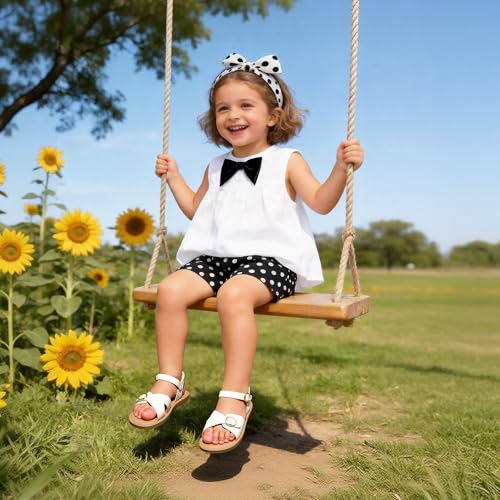 Image of DREAM PAIRS Girls Sandals Fashion Sandal with Adjustable Straps Open-Toe Comfortable Summer Shoes for Toddler Little Kid