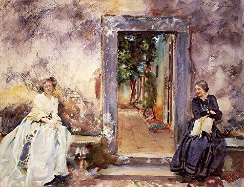 Huile sur toile John Singer Sargent pour sublimer un salon de style haussmannien