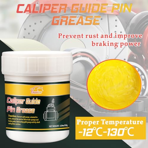 Onarieer High-Performance Brake Grease Lubricant, 5.29oz, Rust & Corrosion Protection, Improved Brake Responsiveness, 150g, Automotive