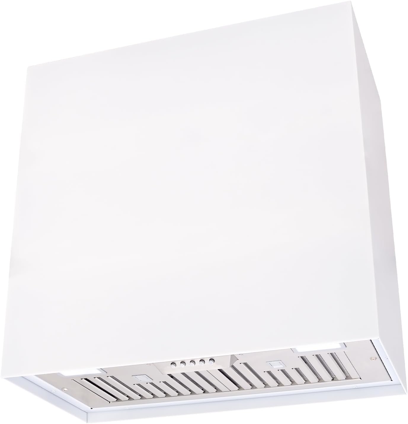 Akicon 30" White Stainless Steel Wall Mounted Range Hood