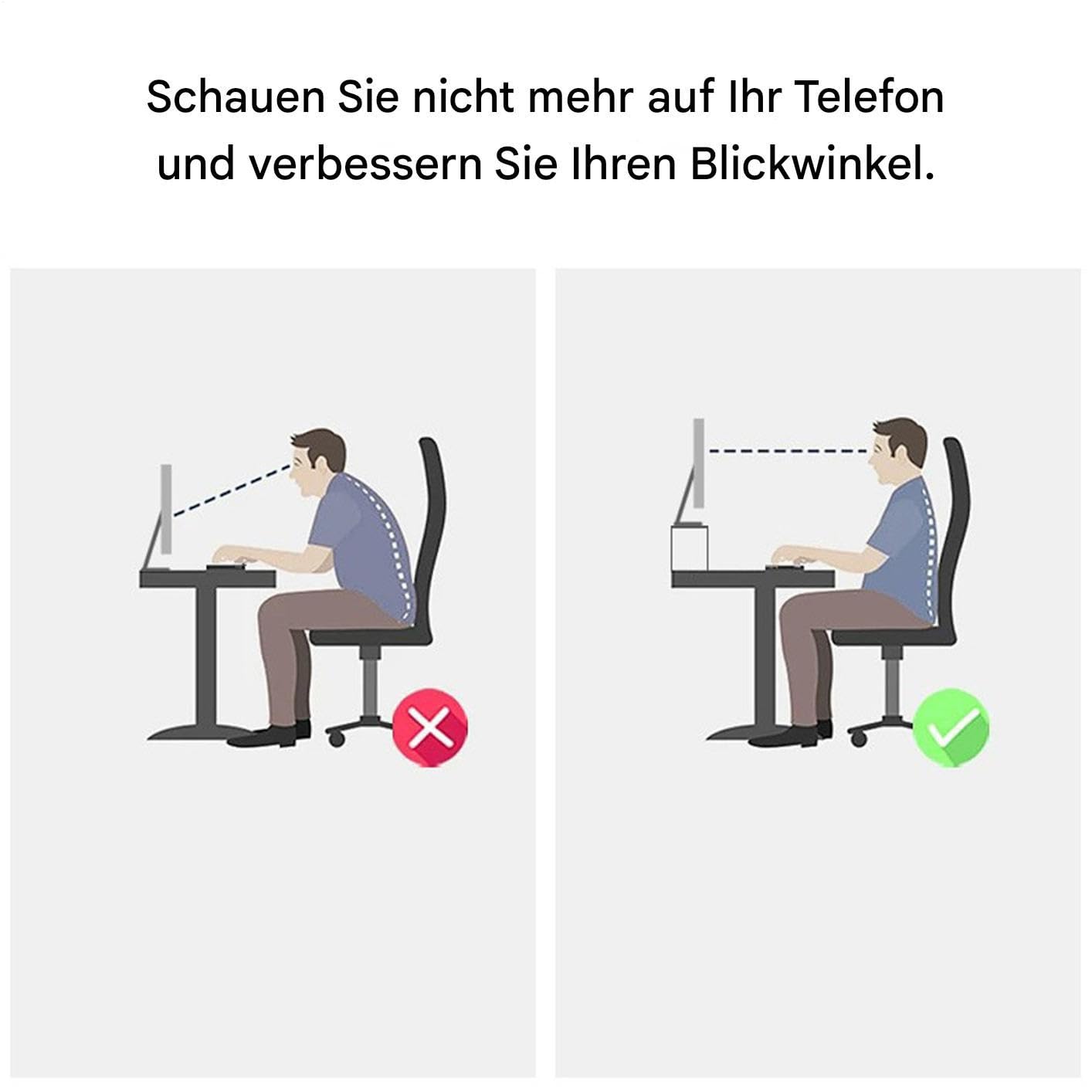 Uchwyt do monitora biurko, ergonomiczny uchwyt z 4 portami USB –