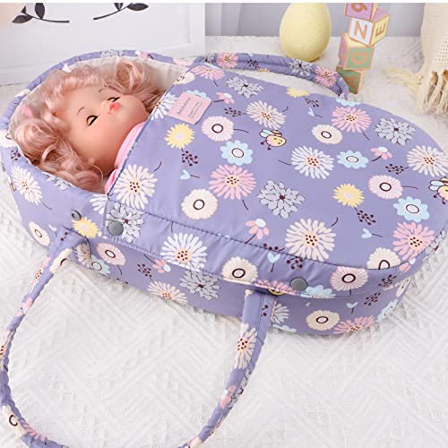 Bebamour Motivo Floreale Baby Dolls Culla Letto