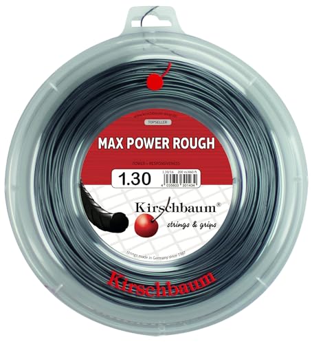 Kirschbaum Max Power Rough cordage de tennis gris en bobine monofilament rigide