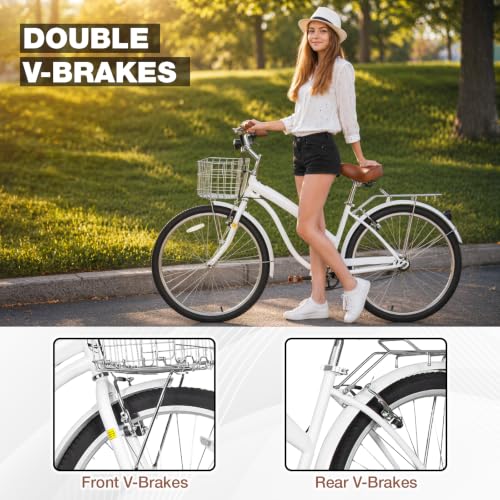 Yventix 24-Inch Cruiser Bike