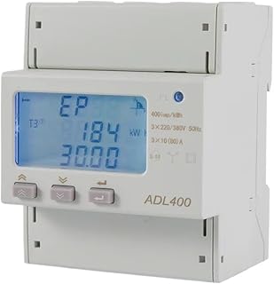 ADL400 MID 3 Phase Meter Rs485 Modbus-RTU 35mm Din Rail LCD Display with 4 Tariff Rates Optional for AC Power Monitor