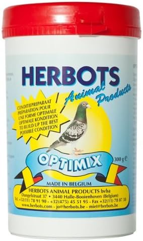 Herbots Optimix 300 gr. Minerals, vitamins, amino-acids. For Pigeons, Birds & Poultry