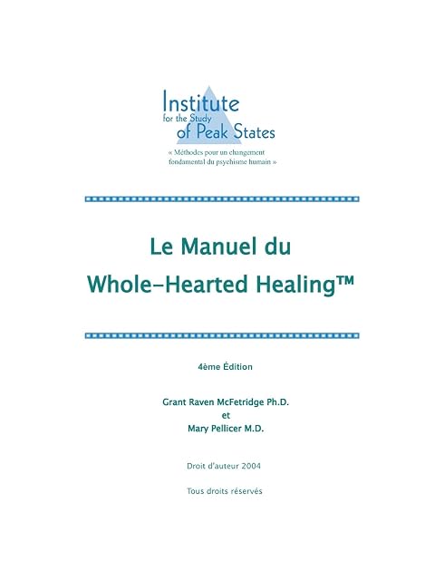 Portada de Le manuel du Whole-Hearted Healing