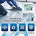 Garage Self Leveling Epoxy Resin Kit, 3 Gallon Industrial Highly Durable Clear Floor Coating, 100% Solids Epoxy Coating Kit, Clear Resin Floor Paint for Basements, Warehouses, Concrete, Wall Repair