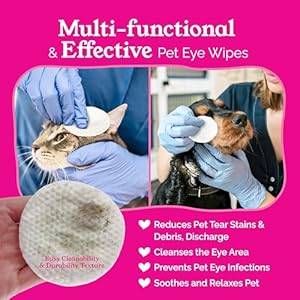 Dog Eye Wipes Tear Stain Remover for Dogs and Cats Gentle Cleansing for Puppy Eyes Removing Discharge Pet Face and Ears Essential Grooming Supplies Paw Cleaner Wipes 60 Pcs  Cucciolini Doodles Dog eye wipes tear stain remover for dogs and cats gentle cleansing for puppy eyes removing discharge pet face and ears essential grooming supplies paw cleaner wipes 60 pcs   cucciolini doodles