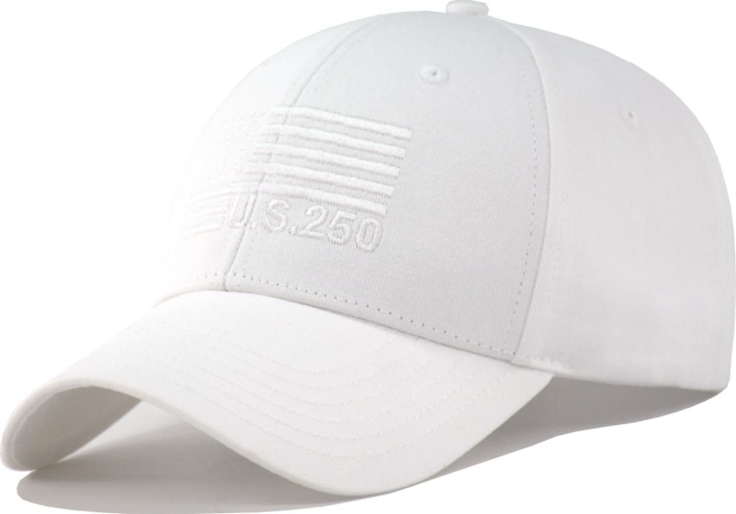 American Flag Baseball Hat - XL, XXL, 3XL Plus/Regular Size Men’s Cotton Structured Patriotic Ball Cap