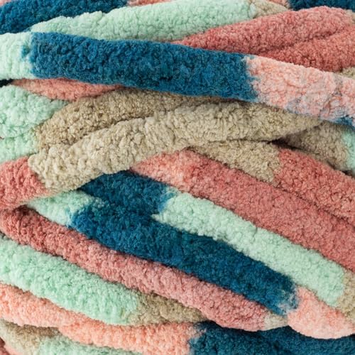 Lion Brand Yarn Cover Story Thick & Quick, Blanket Yarn, Mountain Dawn, 1 Pack - Thumbnail 2