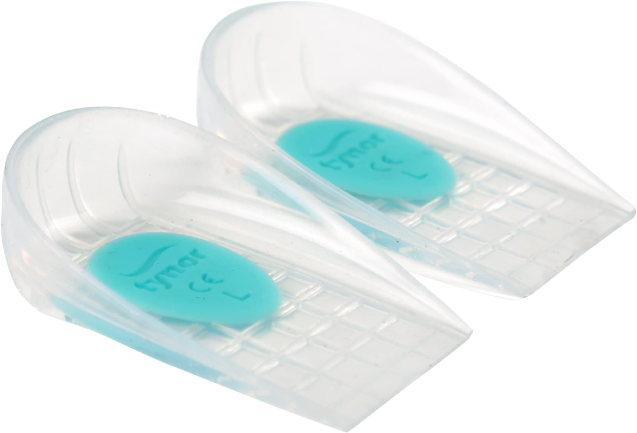 Tynor Heel Cushion Silicone, White, Small, 1 Pair