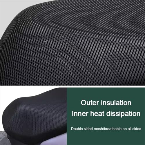 Protector solar transpirable de malla para asientos de scooter 6