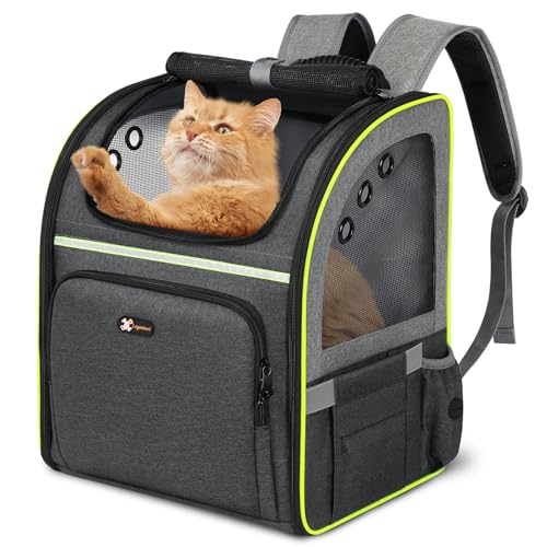 Cat-Backpack-Carrier-Large-Pet-Carrier-Bag-with-Breathable-Mesh-Dog-Backpack-Carrier-for-Cats-Small-Dogs-Puppies-Portable-Pets-Bag-for-Outdoor-Travel-Hiking-Camping-Airline-Approved - Cucciolini Doodles   Cat-Backpack-Carrier-Large-Pet-Carrier-Bag-with-Breathable-Mesh-Dog-Backpack-Carrier-for-Cats-Small-Dogs-Puppies-Portable-Pets-Bag-for-Outdoor-Travel-Hiking-Camping-Airline-Approved