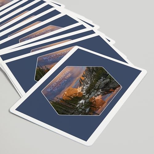 Lantern Press Rocky Mountain National Park, 52 cartas póker miniatura 5