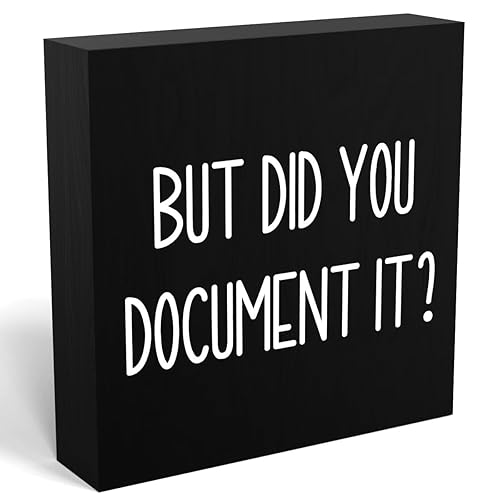 mmiishe Office Decor But Did You Document It Wooden Box