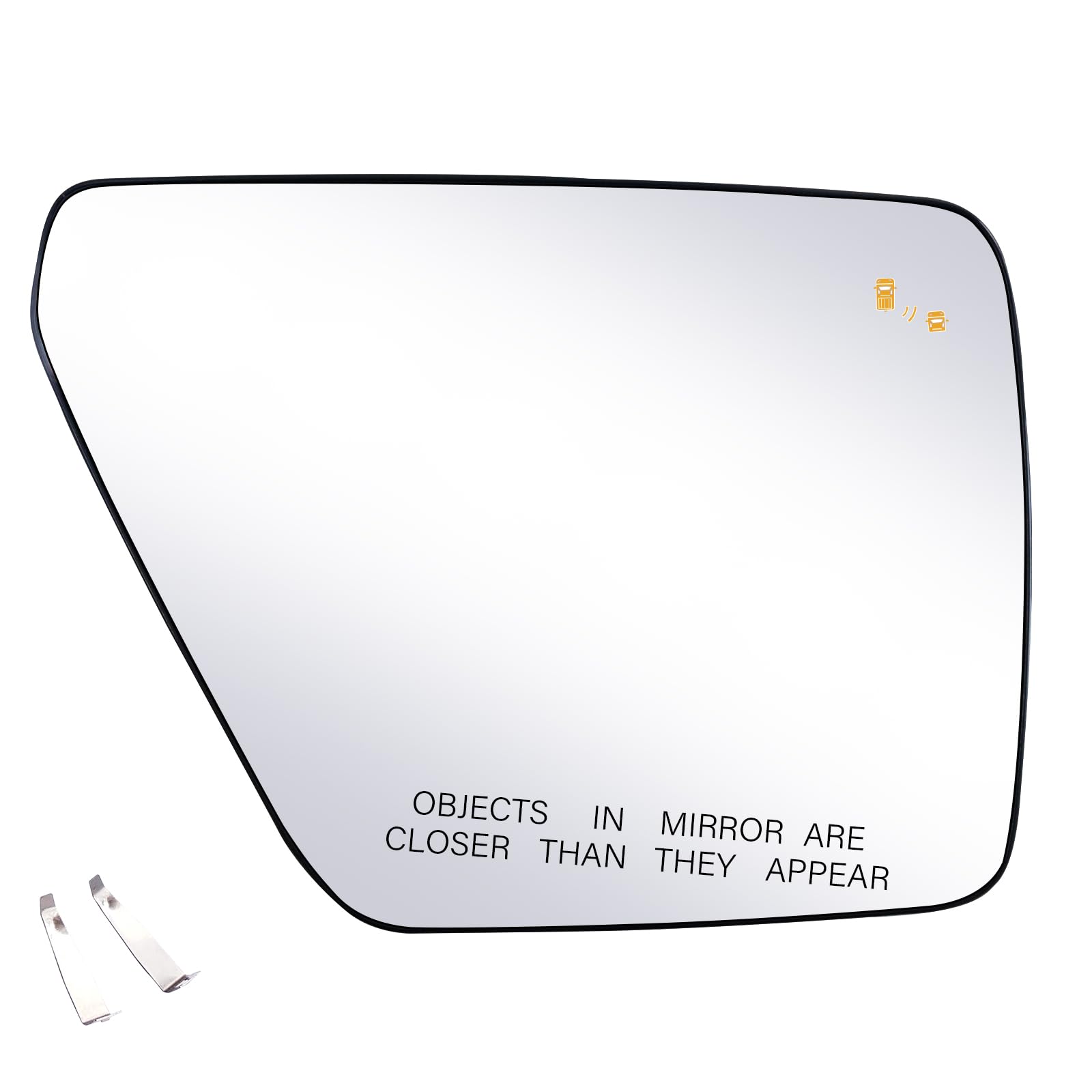 Tootai Passenger Side Mirror Glass compatible with Ford F150 2021 2022 2023, heated with Blind Spot Detect, w/o Auto Dimming