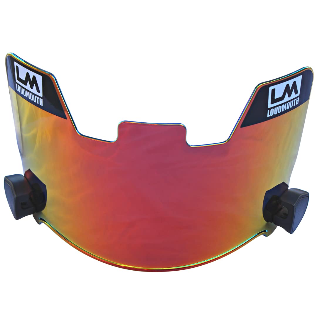 Loudmouth Football Visor - Universal Fit Youth & Adult Football Helmet Visor