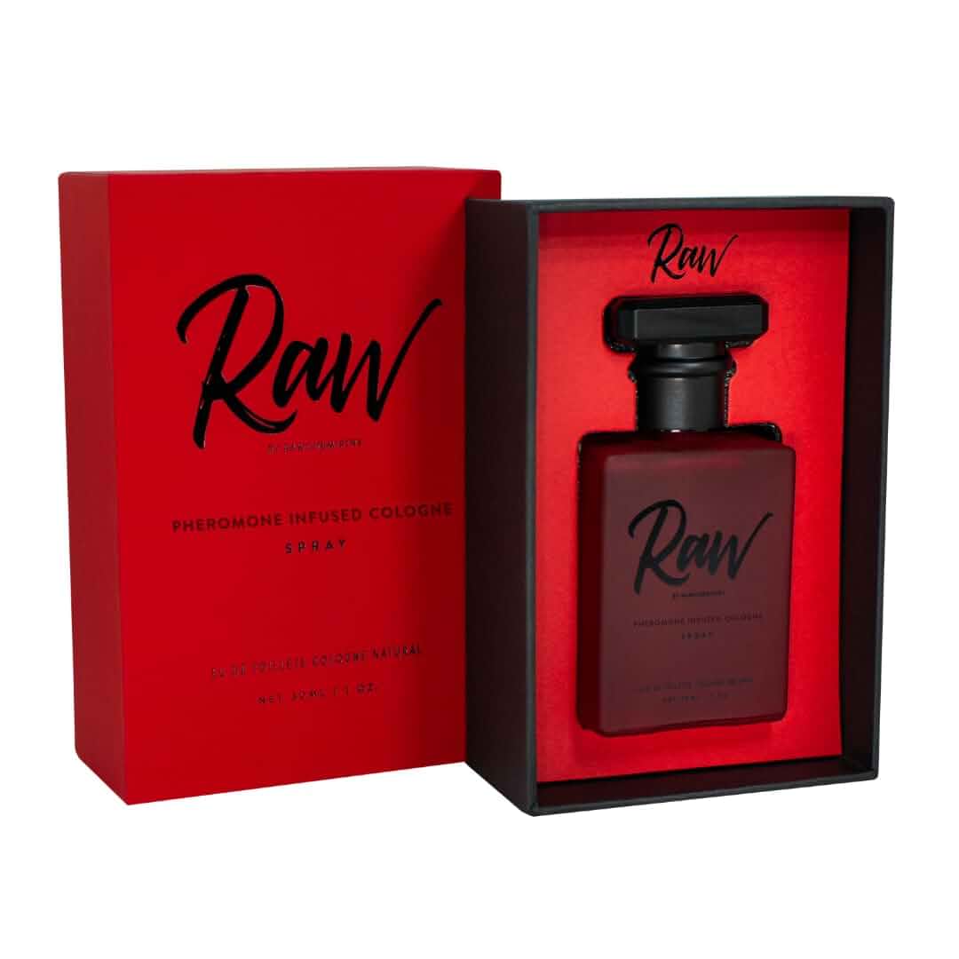 RawChemistryRaw Pheromone Infused Men’s Cologne, 1 oz Spray – Long-Lasting Men's cologne with a rugged, woodsy scent featuring fresh bergamot, pink pepper and earthy vetiver for day or night.