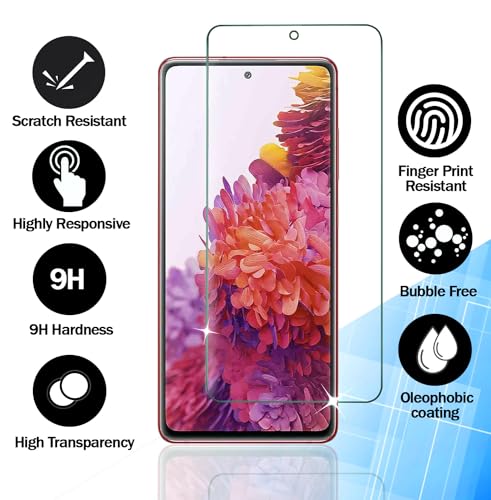 RKINC 3 Stück, Panzerglas Schutz Glas für Samsung Galaxy S20 FE / S20 FE 5G, Panzer HD Displayschutzfolie, 0,33 mm kratzfest, splitterfrei, blasenfrei, lebenslangeGarantie 2